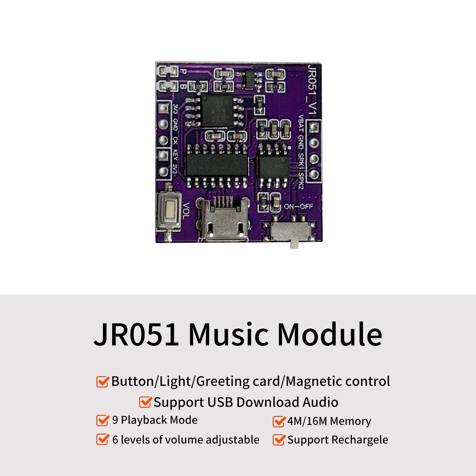 Audio Music For Download - Music Sound Tech Amplificateur 3W intégré,