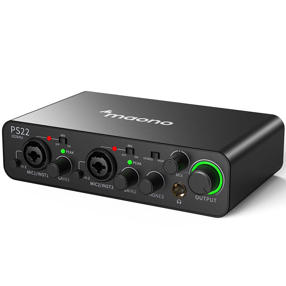 Audio And Music Mixer - Interfaces audio professionnelles MAONO PS22, mélangeurs,