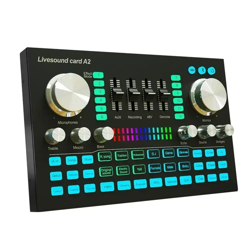 Audio And Music Mixer - Carte son A2 en direct, mélangeur