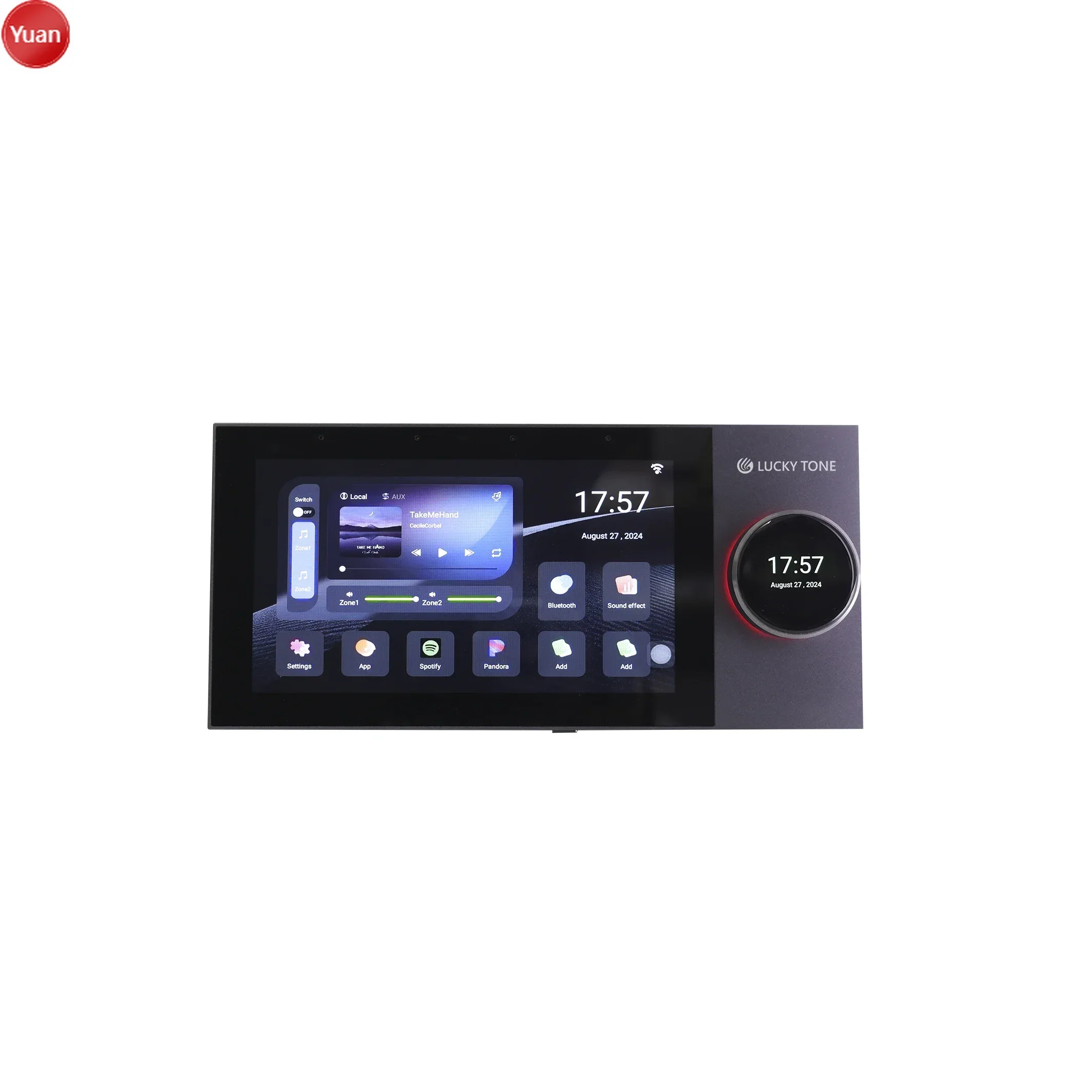 Audio Music Background - Amplificateur mural Tuya Zigbee, panneau de