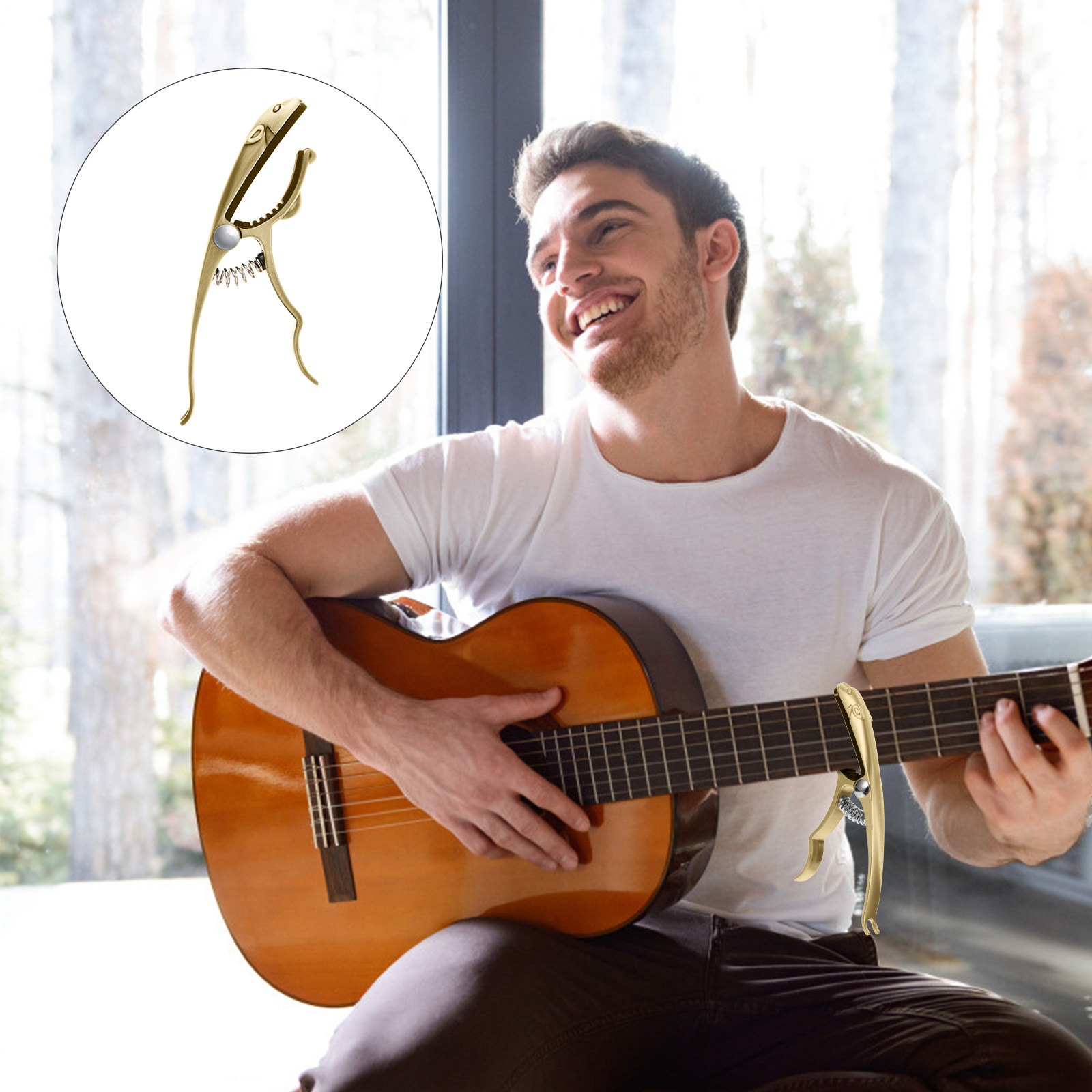 Guitar Capo Clip - Capodastre pour guitare acoustique et électrique