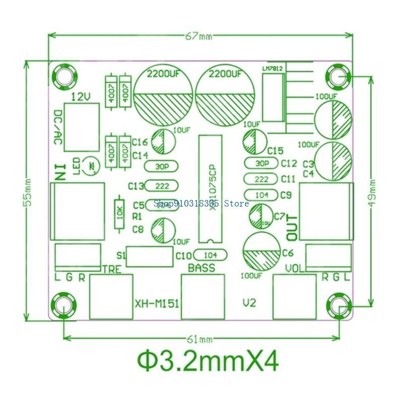 Audio Music Enhancer - R1075 Tone Board BBE Digital Audios
