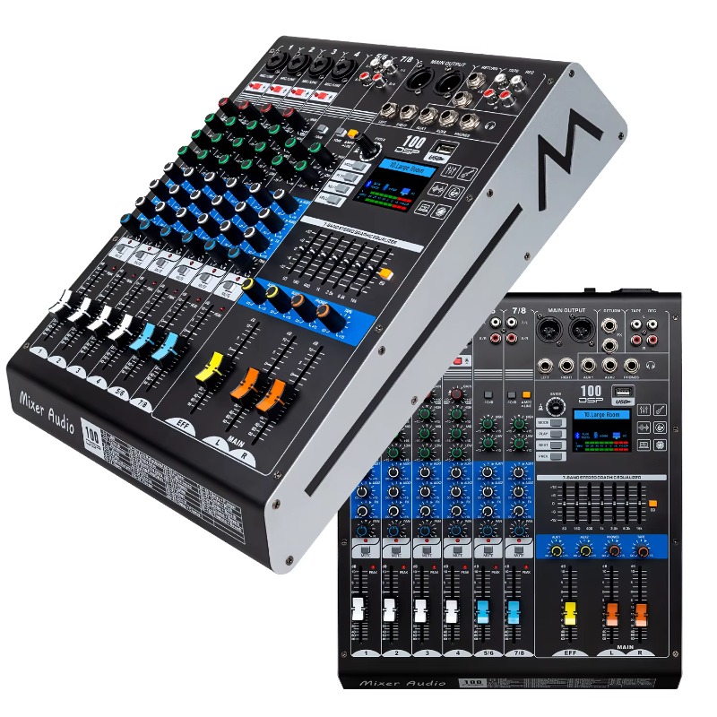 Audio And Music Mixer - GAX-HLM80 Green Audio, console de mixage