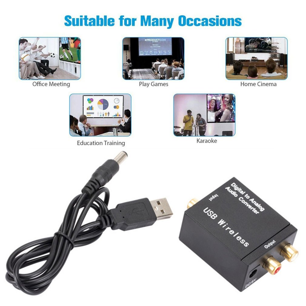 Headphone Amplifier Dac - Convertisseur audio numérique-analogique, prise jack 3,5