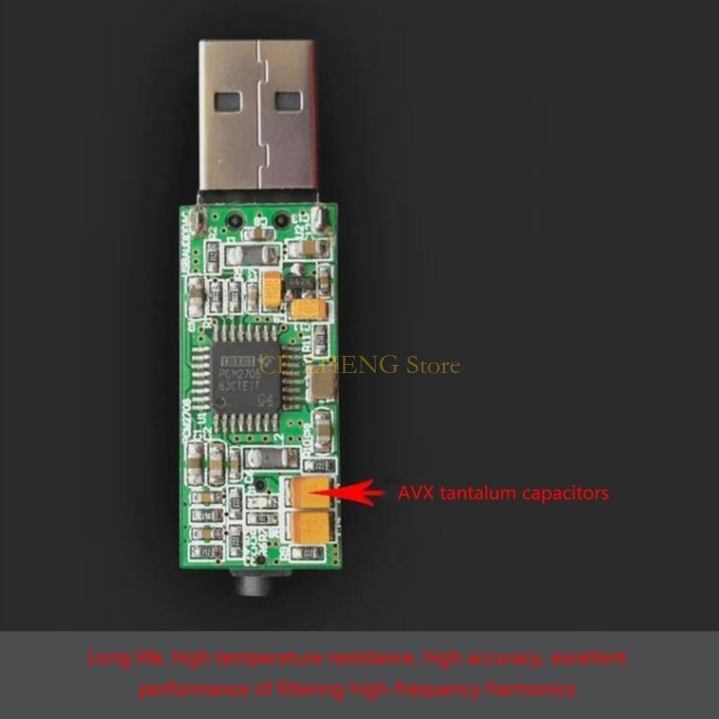 Headphone Amplifier Dac - Adaptateur carte son USB professionnel E56B,