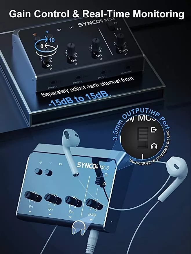 Synco MC3 Lite mélangeur Audio - Audio And Music Mixer avis et prix