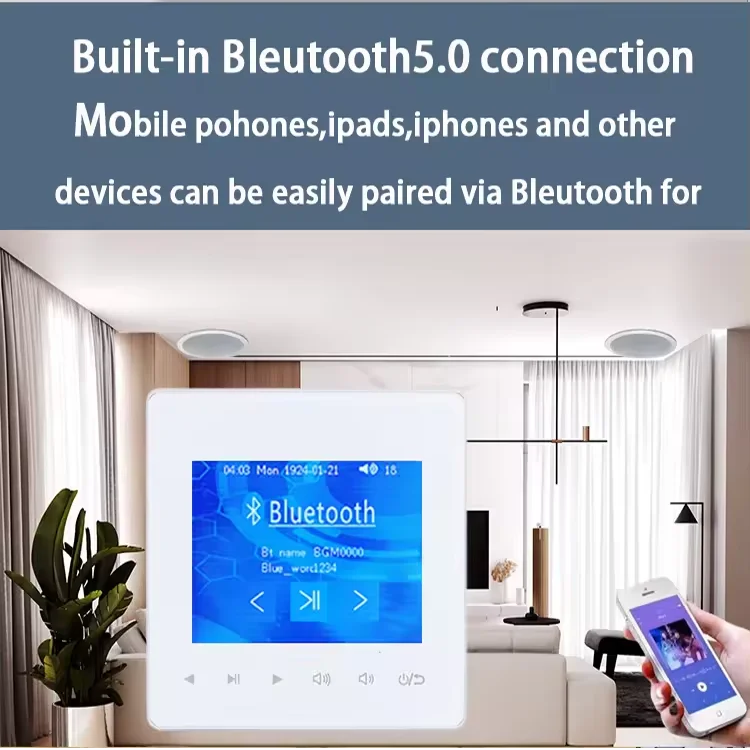 Amplificateur mural Bluetooth  - Audio Music Background avis et prix