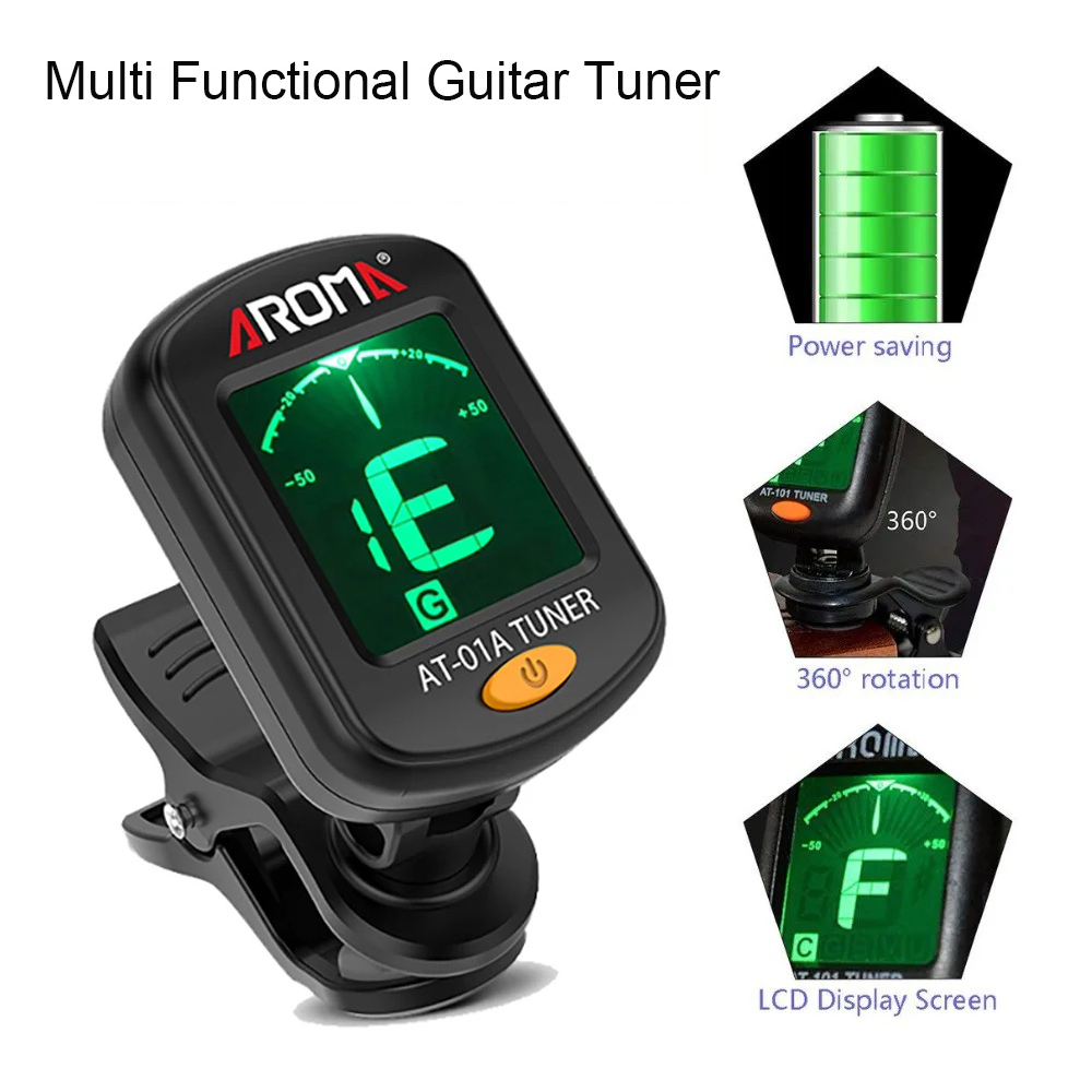 Accordeur de guitare pliable e - Guitar Tuner Clip avis et prix
