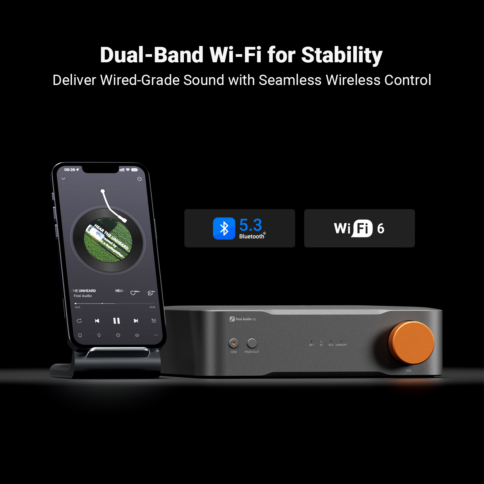 Fosi Audio Hi-Res Music Stream - Audio Without Music avis et prix