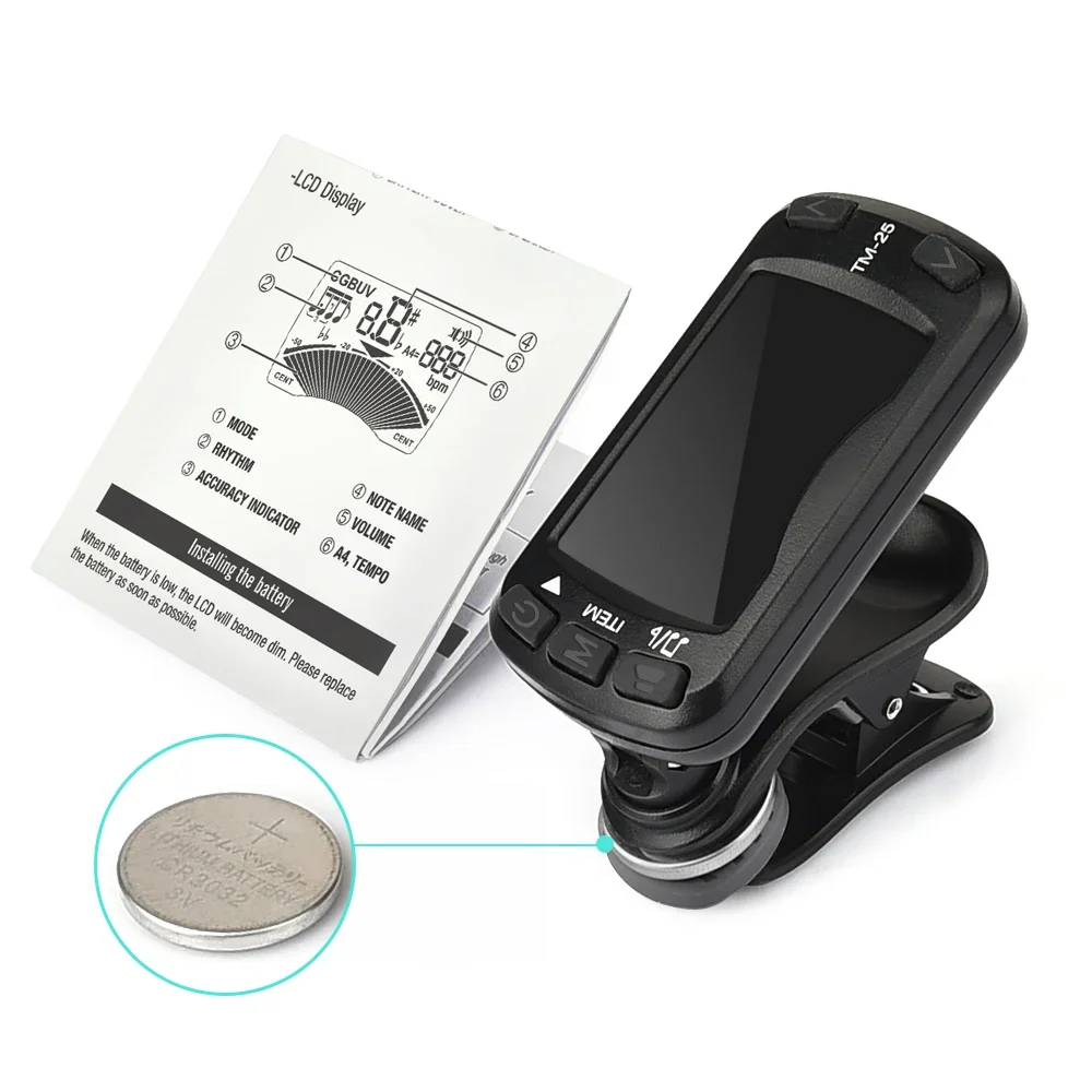 Accordeur compact 3 en 1 pour  - Guitar Tuner Clip avis et prix