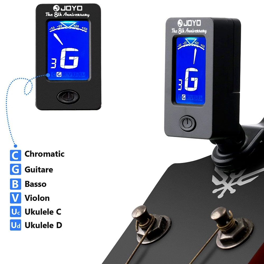 JOYO accordeur de guitare JT-0 - Guitar Tuner Clip avis et prix