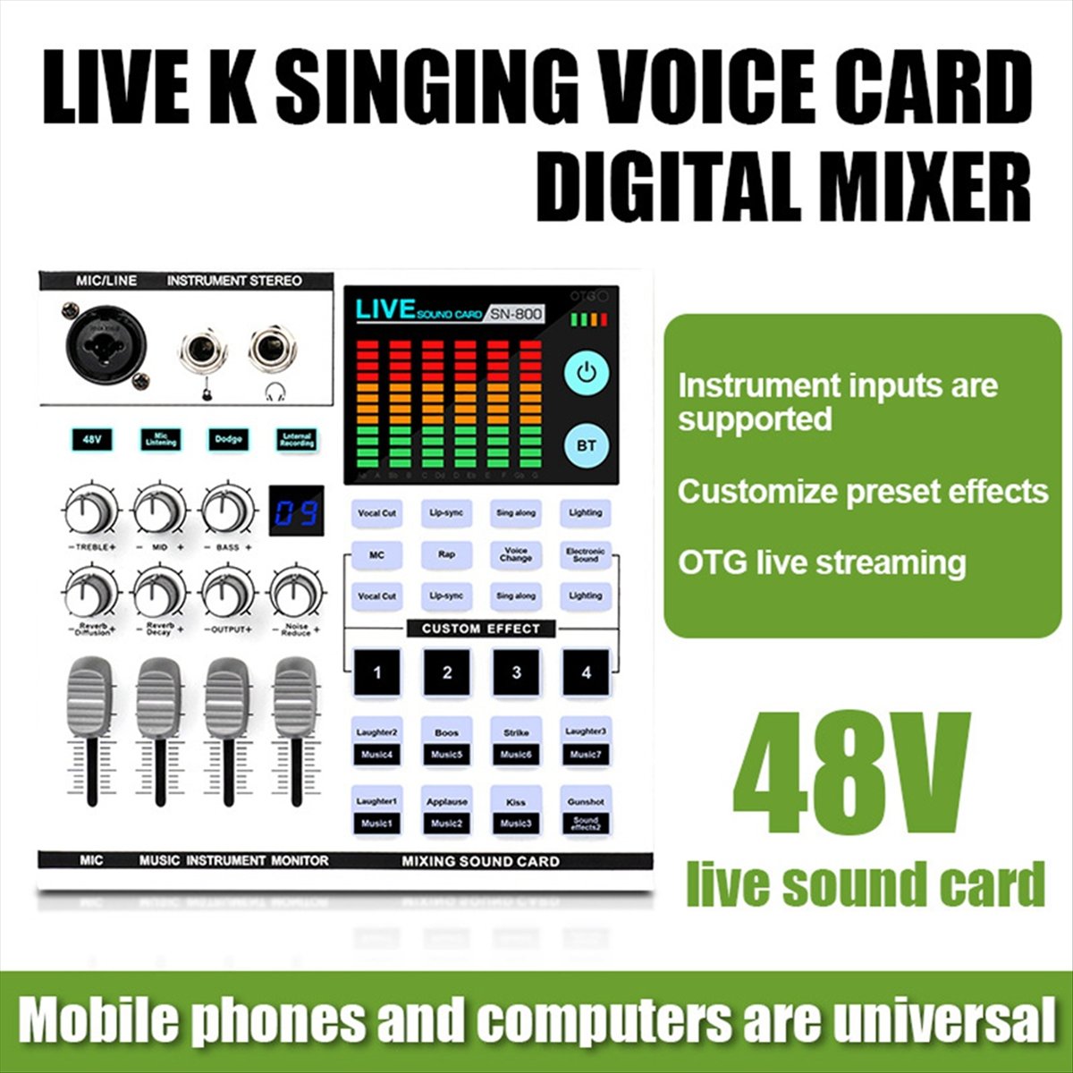 Carte son DTC5 SN800 pour diff - Audio And Music Mixer avis et prix