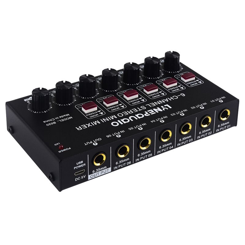 Mini-mixeur audio stéréo 6 can - Audio And Music Mixer avis et prix