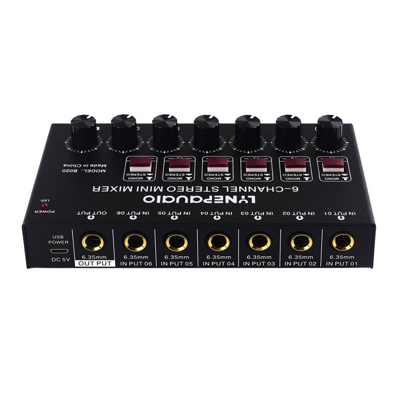 Mini-mixeur audio stéréo 6 can - Audio And Music Mixer avis et prix